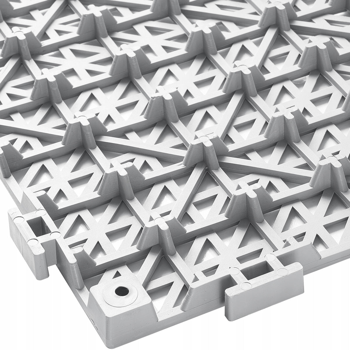 VEVOR INTERLOCKING HEAVY-DUTY FLOOR TILES 12 PCS PVC NON-SLIP