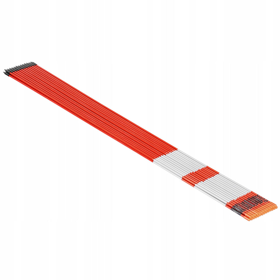 VEVOR SNOW POLES 200 PCS 122 CM DIAMETER 6.35 MM REFLECTIVE STRONG