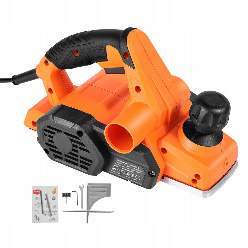 VEVOR ELECTRIC PLANER 650W 16800 RPM CUTTING WIDTH 82 MM