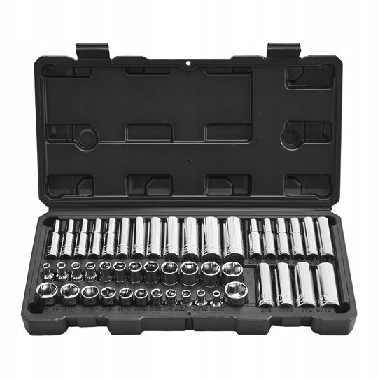 VEVOR 46-PIECE SOCKET WRENCH SET 1/4 INCH DRIVE SAE & DURABLE