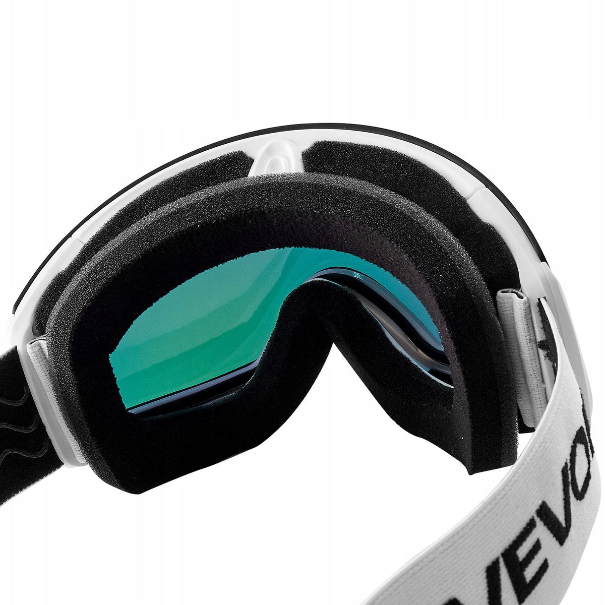 VEVOR FRAMELESS SPHERICAL SKI GOGGLES PINK REVO COATING ANTI-FOG