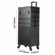 VEVOR PROFESSIONAL COSMETIC CASE WITH THERMAL INSULATION 5-IN-1 ALUMINIUM