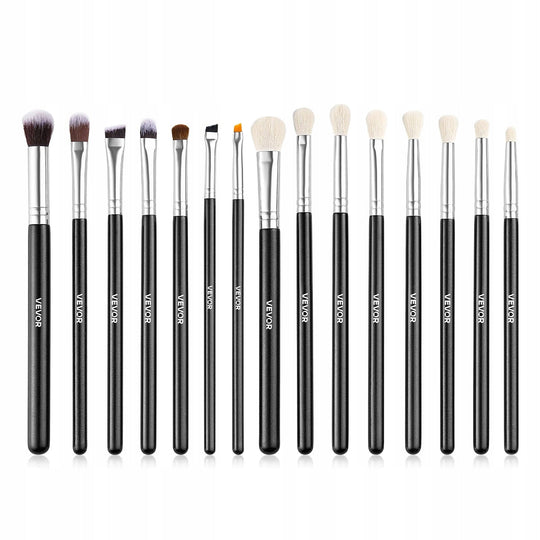 VEVOR PROFESSIONAL MAKEUP BRUSH SET 15-PIECE STRONG KIT
