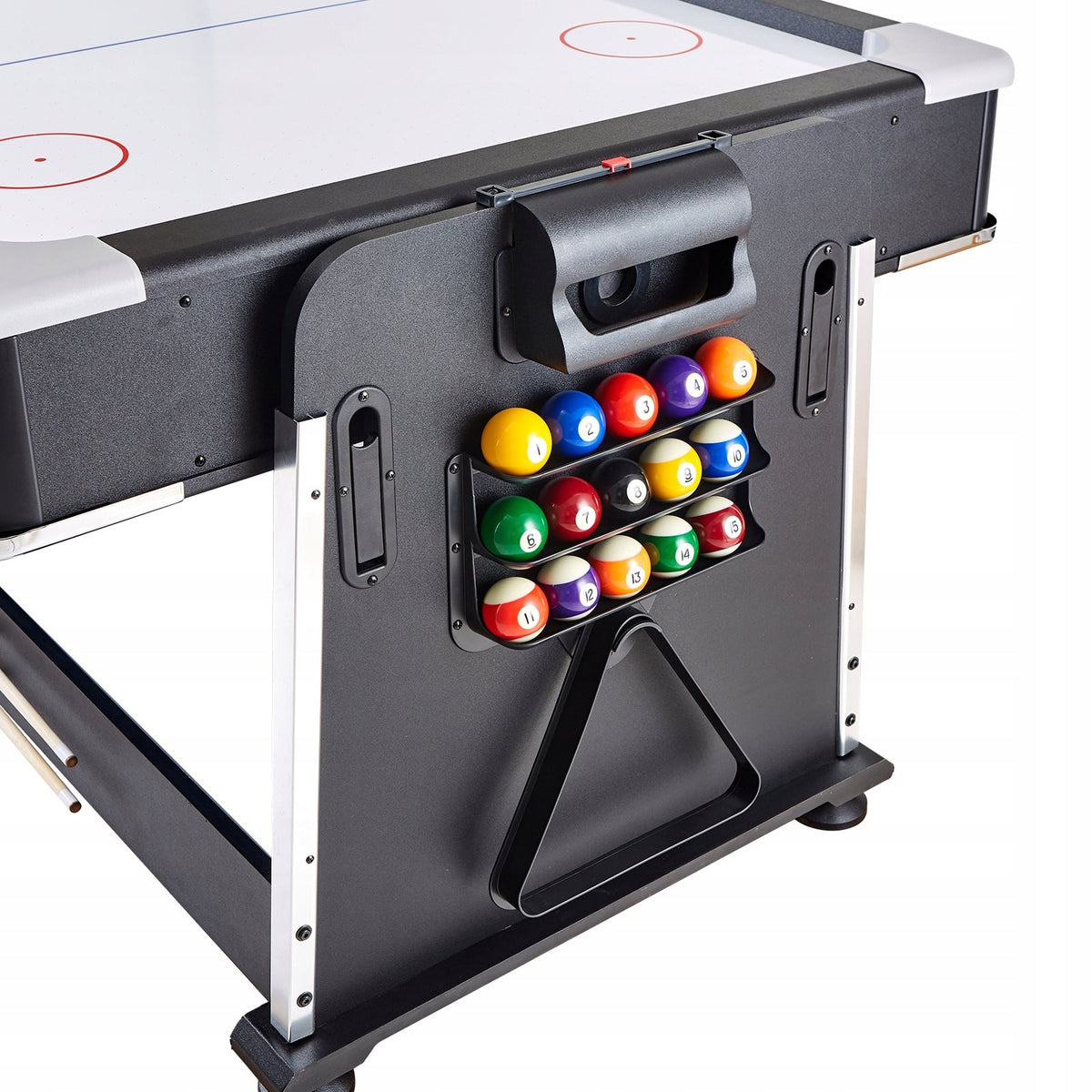 VEVOR 3-IN-1 MULTIFUNCTIONAL ROTARY BILLIARDS HOCKEY PING PONG TABLE PREMIUM