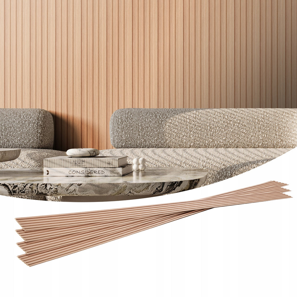 VEVOR PROFESSIONAL ACOUSTIC PANELS 2450X166MM 8 PIECES ASH WOOD