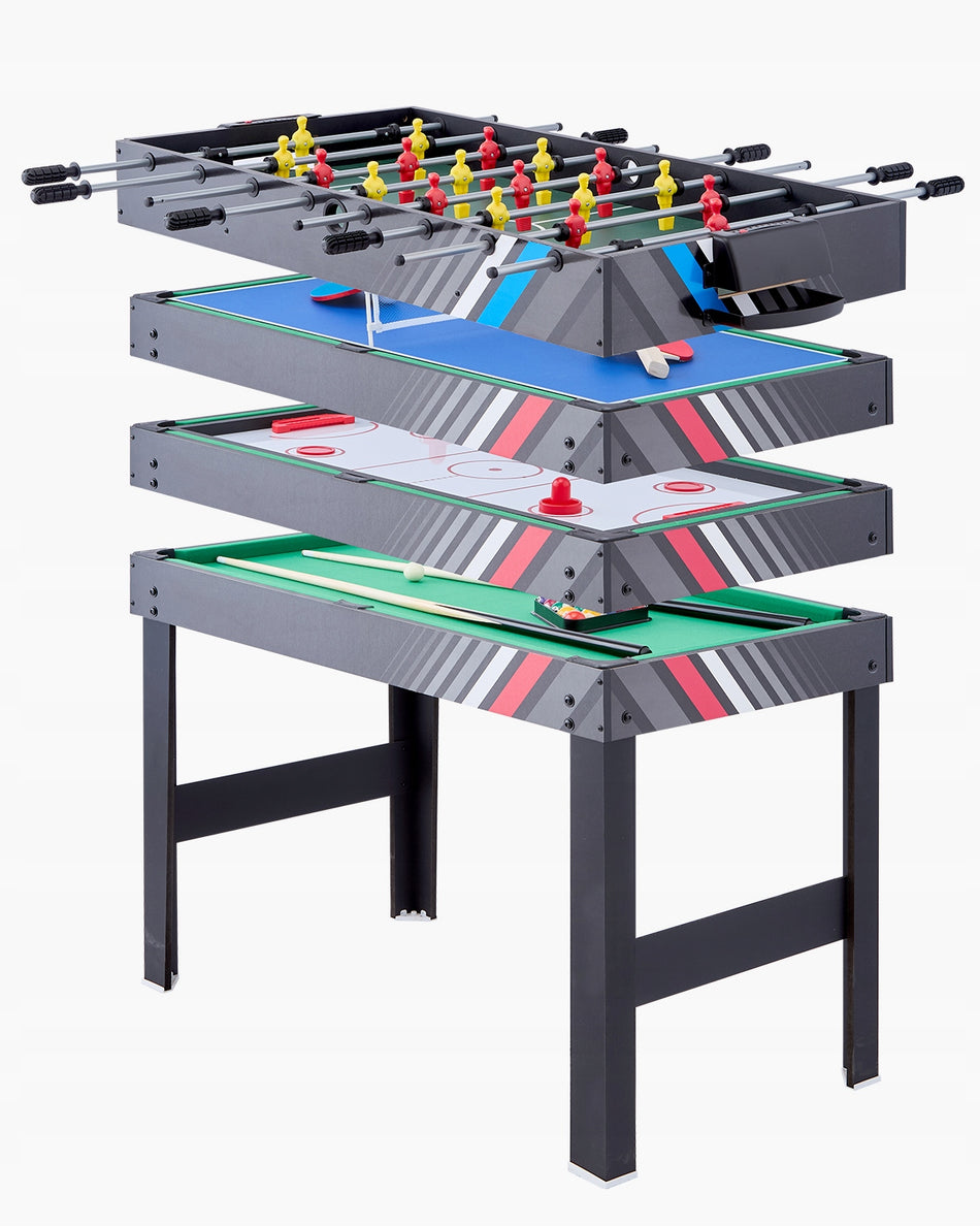 VEVOR 4-IN-1 MULTI GAME TABLE - HOCKEY, FOOSBALL, BILLIARDS, TENNIS - PREMIUM