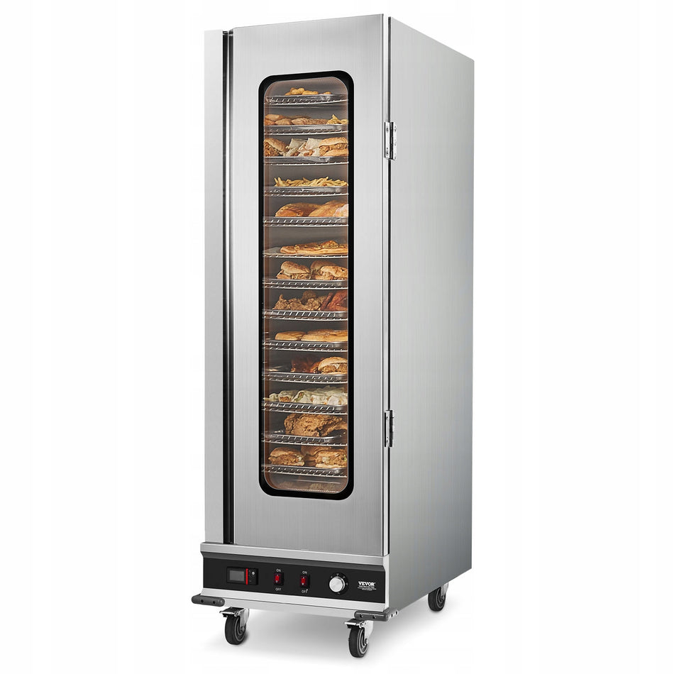 SNACK WARMER VEVOR HOT BOX 16 LEVELS POWERFUL 1800W STEEL