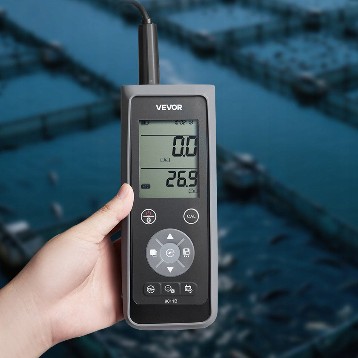 PROFESSIONAL DISSOLVED OXYGEN METER VEVOR 0-50 MG L PORTABLE