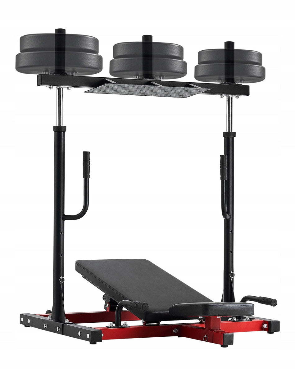 VEVOR 550LBS VERTICAL LEG PRESS ADJUSTABLE HEAVY-DUTY STEEL MACHINE FOR