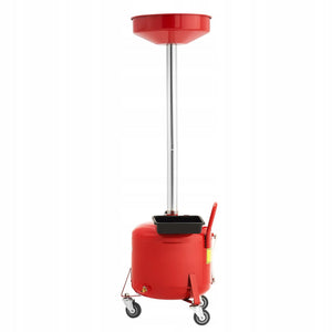 VEVOR 30L OIL DRAIN CART STRONG PORTABLE WITH ADJUSTMENT