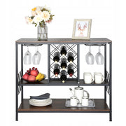 VEVOR 1M INDUSTRIAL BAR CABINET FOR WINE AND GLASSES SOLID STEEL