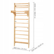 VEVOR PROFESSIONAL 10-STEP WOODEN SWEDISH LADDER FOR