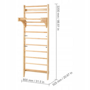 VEVOR PROFESSIONAL 10-STEP WOODEN SWEDISH LADDER FOR