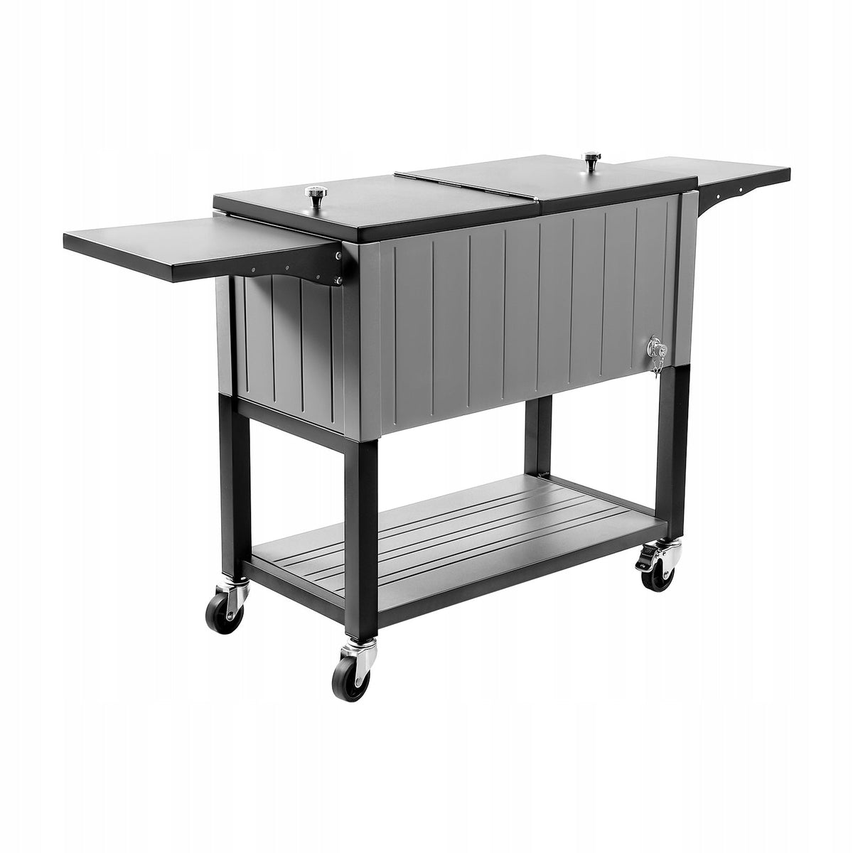 VEVOR 75.7L REFRIGERATED CART FOR DRINKS, UP TO 50 BOTTLES, 110 CANS, HEAVY DUTY