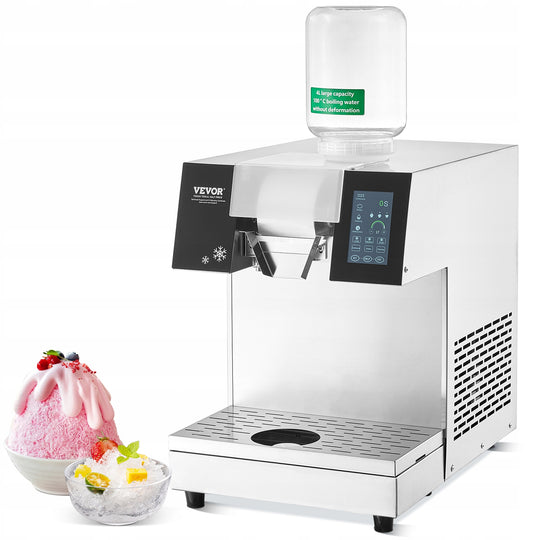 VEVOR COMMERCIAL SNOWFLAKE ICE MACHINE 230 KG 700W STEEL