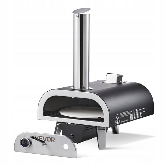 VEVOR 12-INCH PROFESSIONAL WOOD-FIRED PIZZA OVEN WITH THERMOMETER