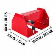 VEVOR ADJUSTABLE CONTAINER LOCK 25-45 CM HEAVY-DUTY STEEL