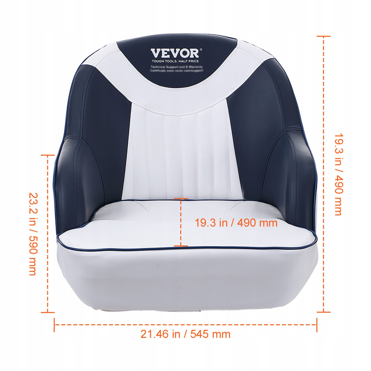 VEVOR CAPTAIN'S CHAIR FOR INFLATABLE BOAT WATERPROOF WITH THICKENED