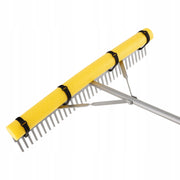 VEVOR 914MM ALUMINUM RAKE HEAD 133 INCHES STRONG LIGHTWEIGHT FOR GARDEN