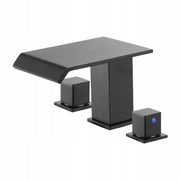 VEVOR ROMAN TUB FAUCET SET 3-HOLE 2-HANDLE MATTE BLACK