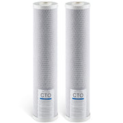 VEVOR 2-PACK REPLACEMENT WHOLE HOUSE WATER FILTER CARTRIDGES CTO CARBON BLOCK
