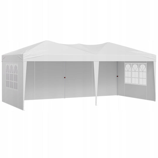 VEVOR GAZEBO 5.9X2.96X2.65M AWNING GARDEN TENT WITH PREMIUM SIDEWALLS