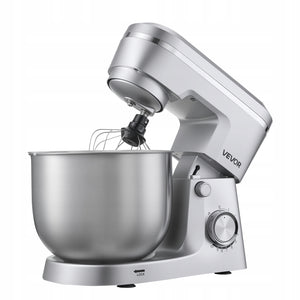 VEVOR 1500W Professional Stand Mixer 10 Speeds 2 Stainless Steel Bowls