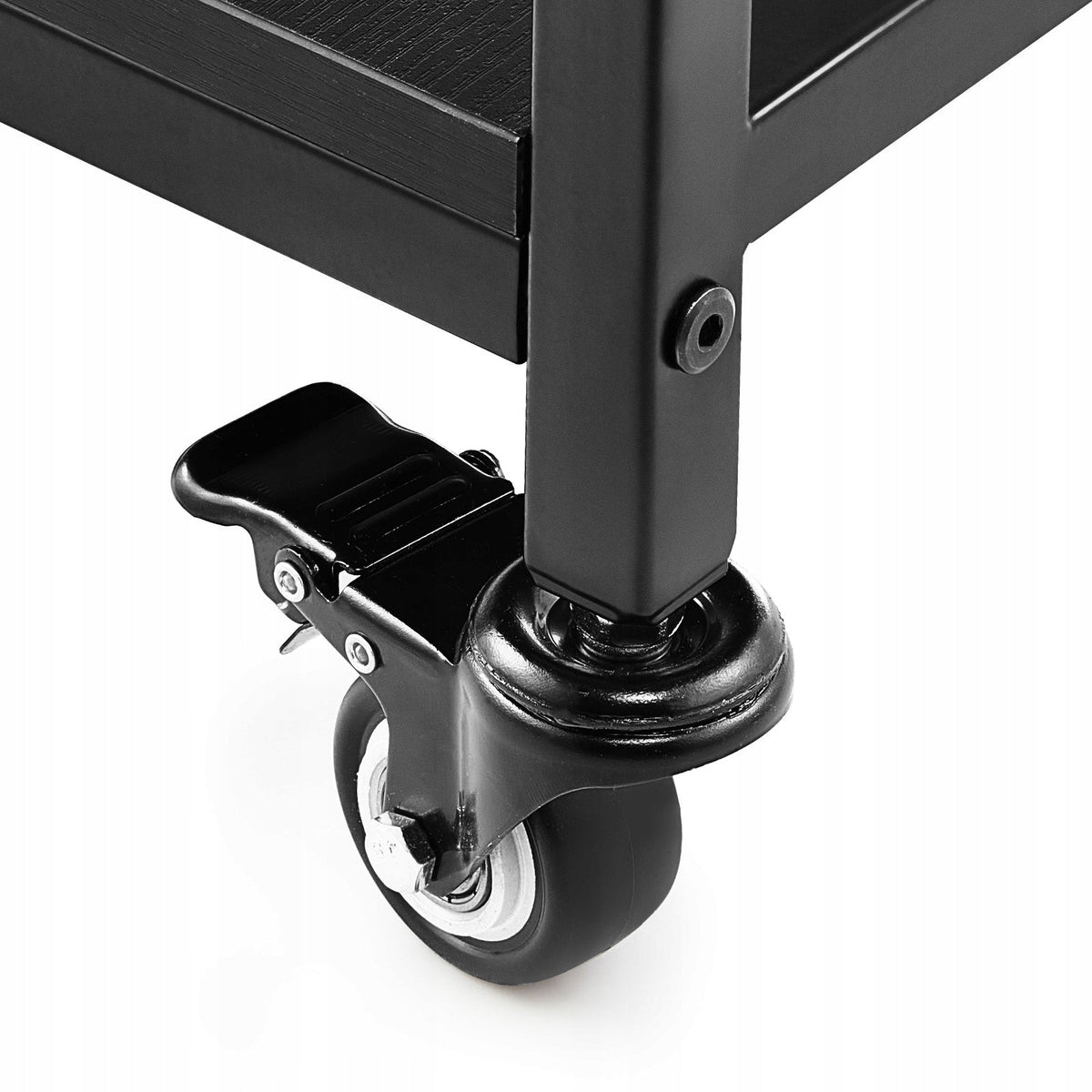 VEVOR MOBILE 4-TIER FILAMENT RACK BLACK STRONG STEEL