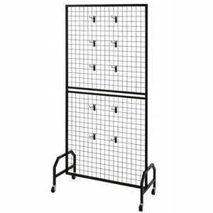PREMIUM VEVOR GRID WALL PANELS 2 PCS 898X1798MM STAND WITH WHEELS