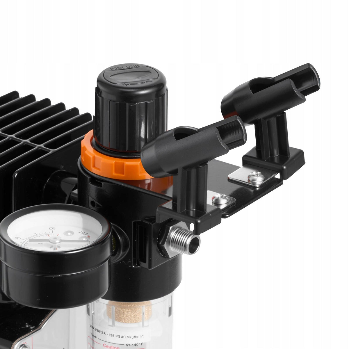 VEVOR 1/6 HP AIRBRUSH KIT WITH AIR COMPRESSOR AND 24 ACRYLIC PAINTS
