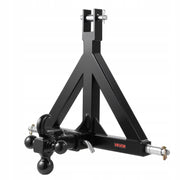 VEVOR 3-Point 2 Inch Receiver Hitch with 3 Balls, Solid and Durable