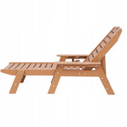 VEVOR HDPE GARDEN LOUNGER STRONG 181 KG 6-POSITION ADJUSTABLE ARMREST