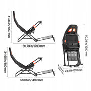 VEVOR STEERING WHEEL STAND FOLDABLE ADJUSTABLE COCKPIT SIMULATOR STURDY