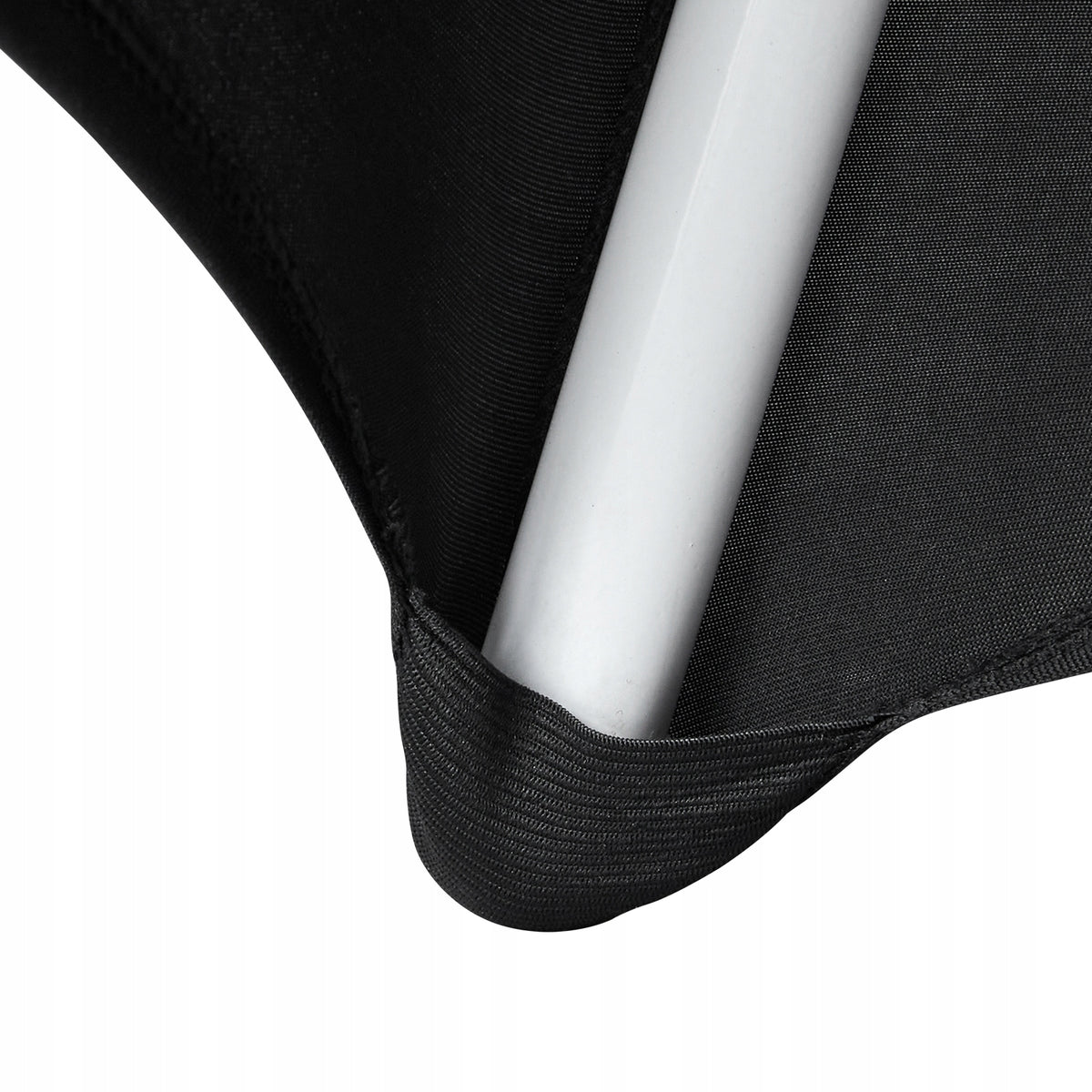 VEVOR 50 PCS FOLDING CHAIR COVERS ELASTIC SPANDEX BLACK
