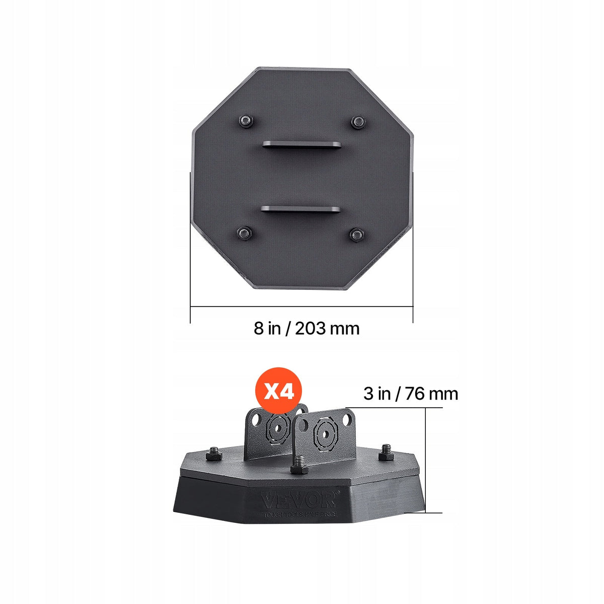 VEVOR 4PCS HEAVY-DUTY RV LEVELING BLOCKS