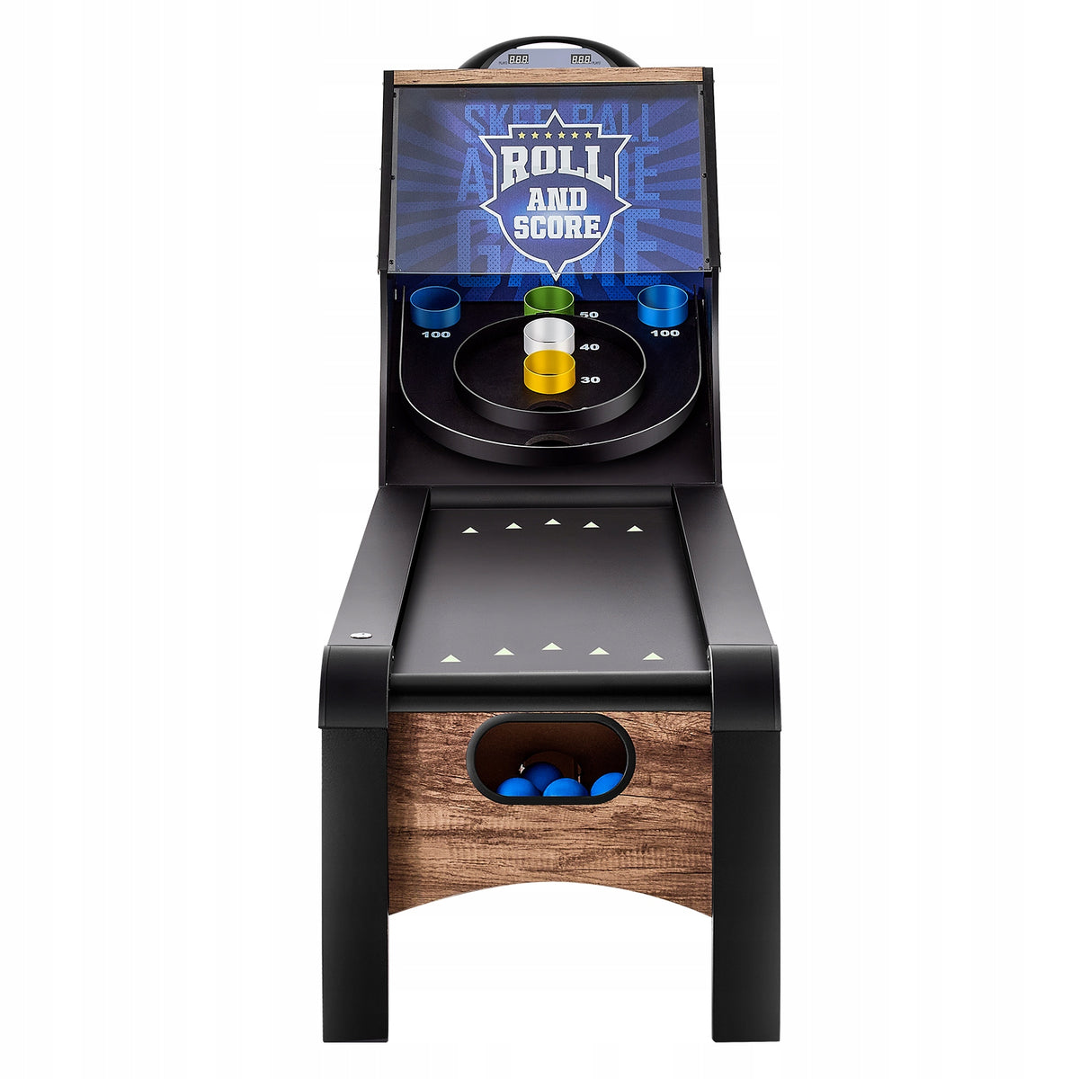 VEVOR 9 FT ROLL AND SCORE CLASSIC LED ARCADE GAME TABLE