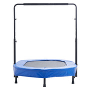 VEVOR KIDS FOLDABLE MINI TRAMPOLINE BLUE FOR HOME AND GARDEN 100KG