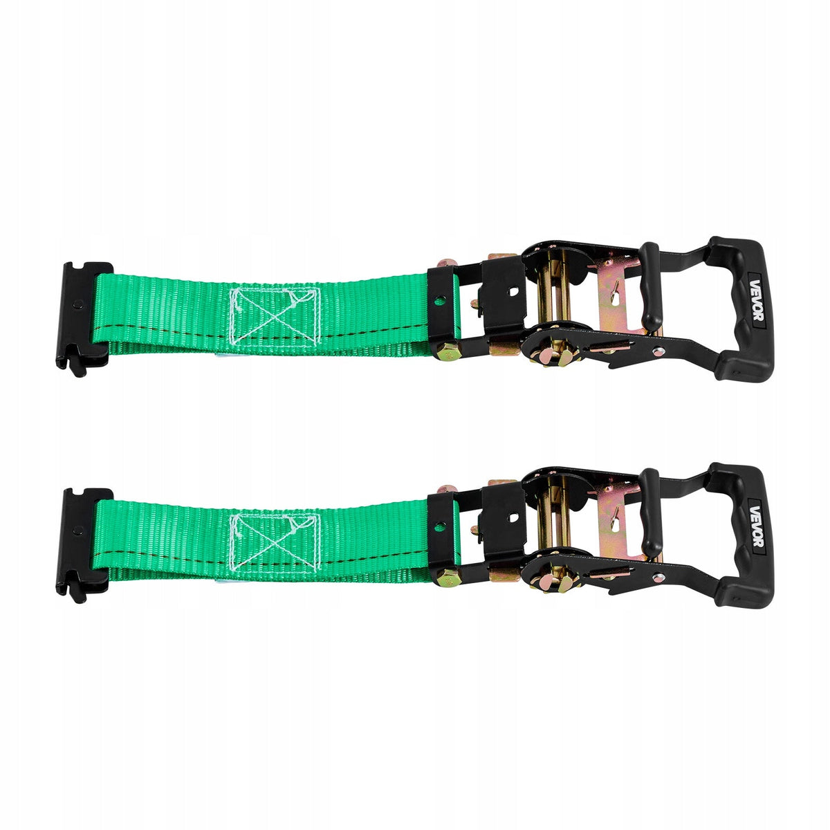 VEVOR 50.8 x 2438.4 mm Wheel Tie Down Strap with Buckle, Strong and Durable