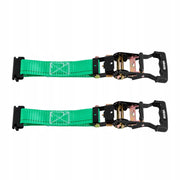 VEVOR 50.8 x 2438.4 mm Wheel Tie Down Strap with Buckle, Strong and Durable