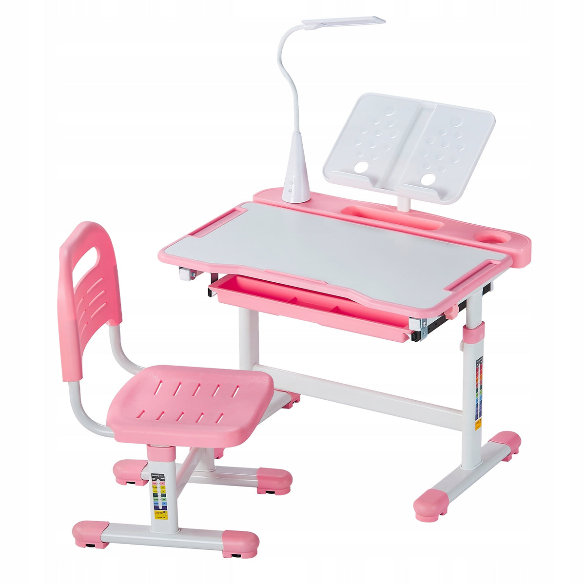 VEVOR KIDS DESK SET ADJUSTABLE ERGONOMIC DESK & CHAIR