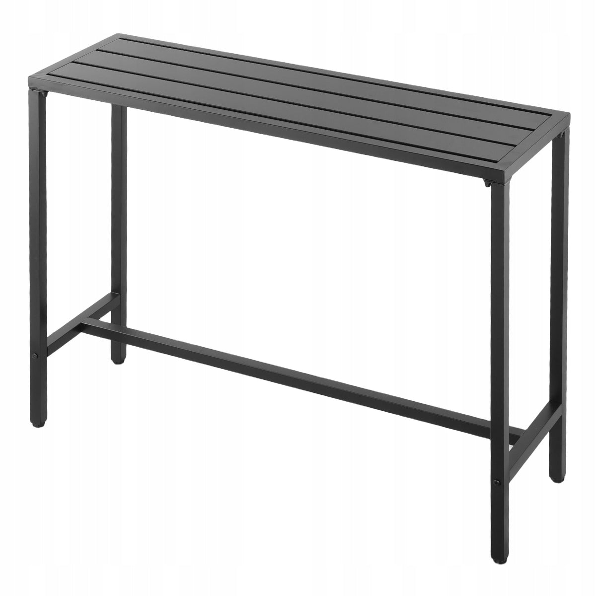 VEVOR BAR TABLE 120X37.5X98 CM STURDY METAL WATERPROOF TOP