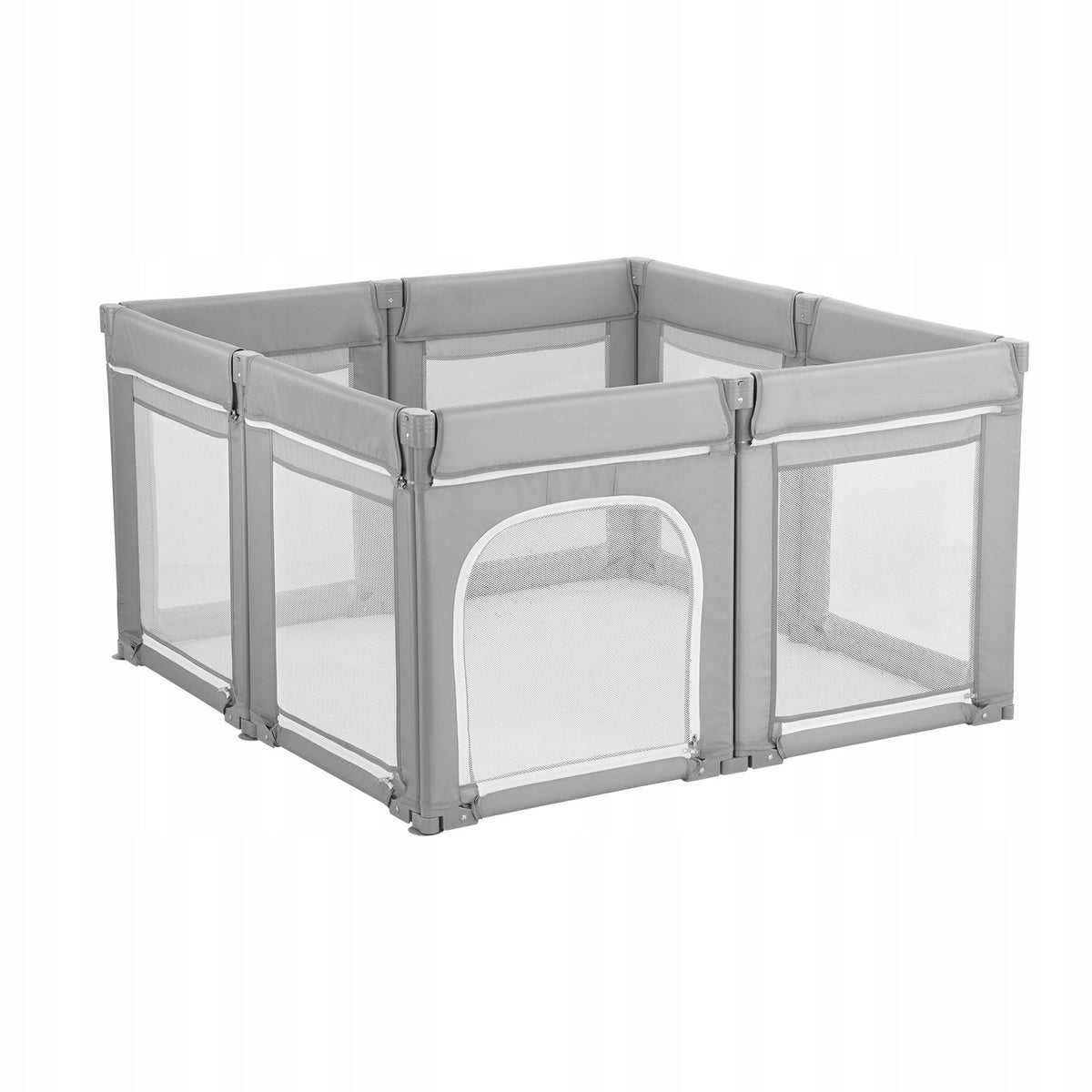 VEVOR 120X120 CM BABY PLAYPEN WITH ZIPPER DOOR STURDY