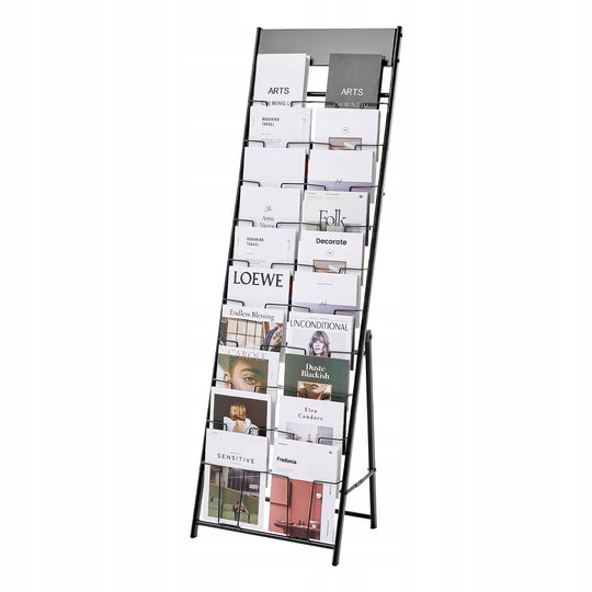 PROFESSIONAL VEVOR BROCHURE STAND 20-POCKET METAL DISPLAY STAND