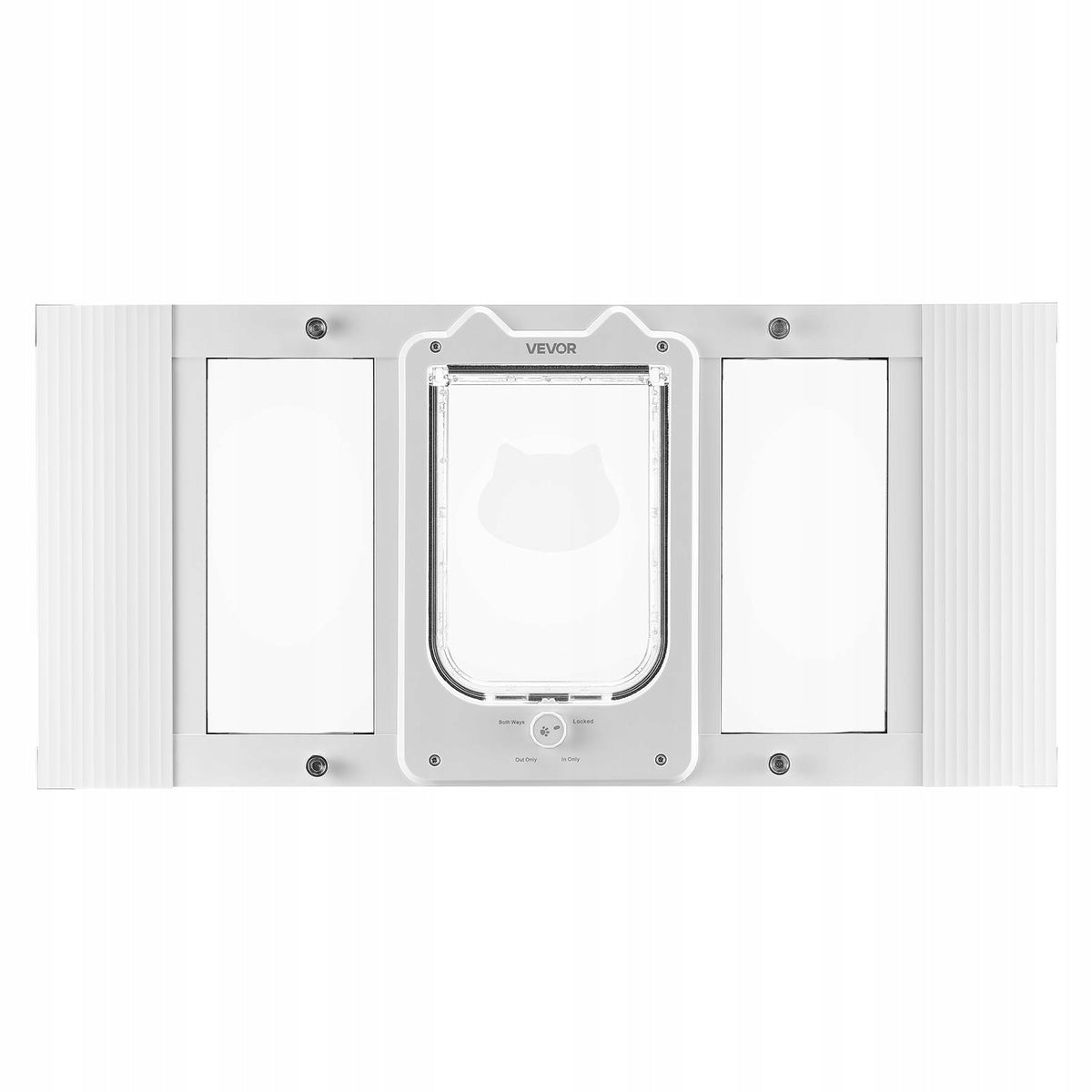 VEVOR CAT FLAP REGULATED 686-813 MM ALUMINUM 4-WAY LOCK