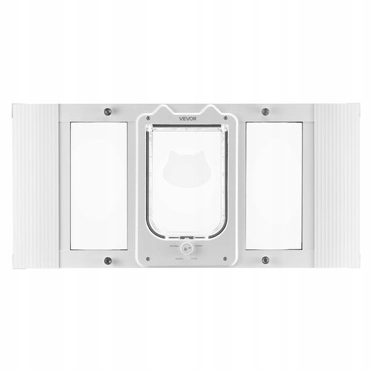 VEVOR CAT FLAP REGULATED 686-813 MM ALUMINUM 4-WAY LOCK