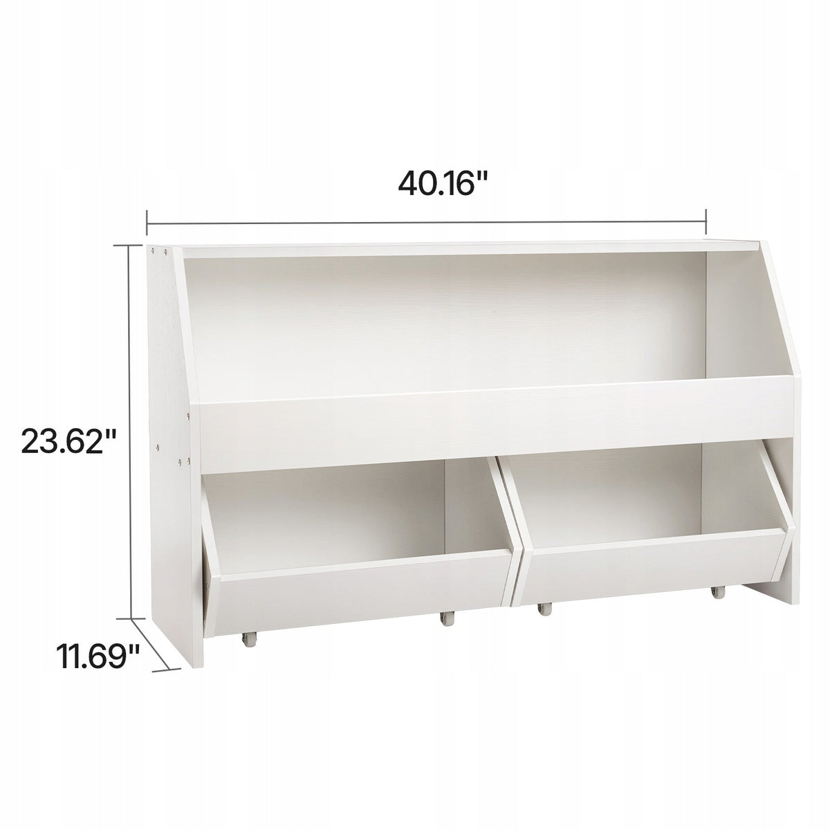 VEVOR CHILDREN'S WOODEN BOOKSHELF WITH STORAGE SPACE