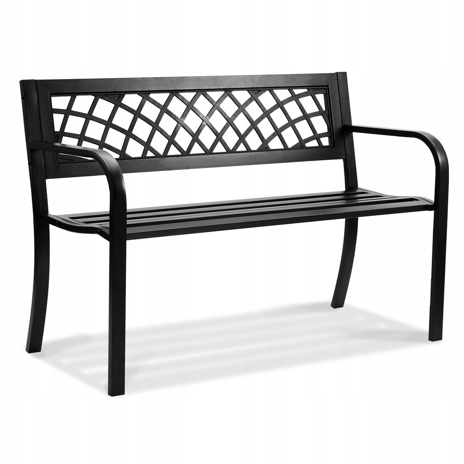 GARDEN BENCH VEVOR METAL 1163 MM LOAD CAPACITY 218 KG SOLID FOR PATIO PARK
