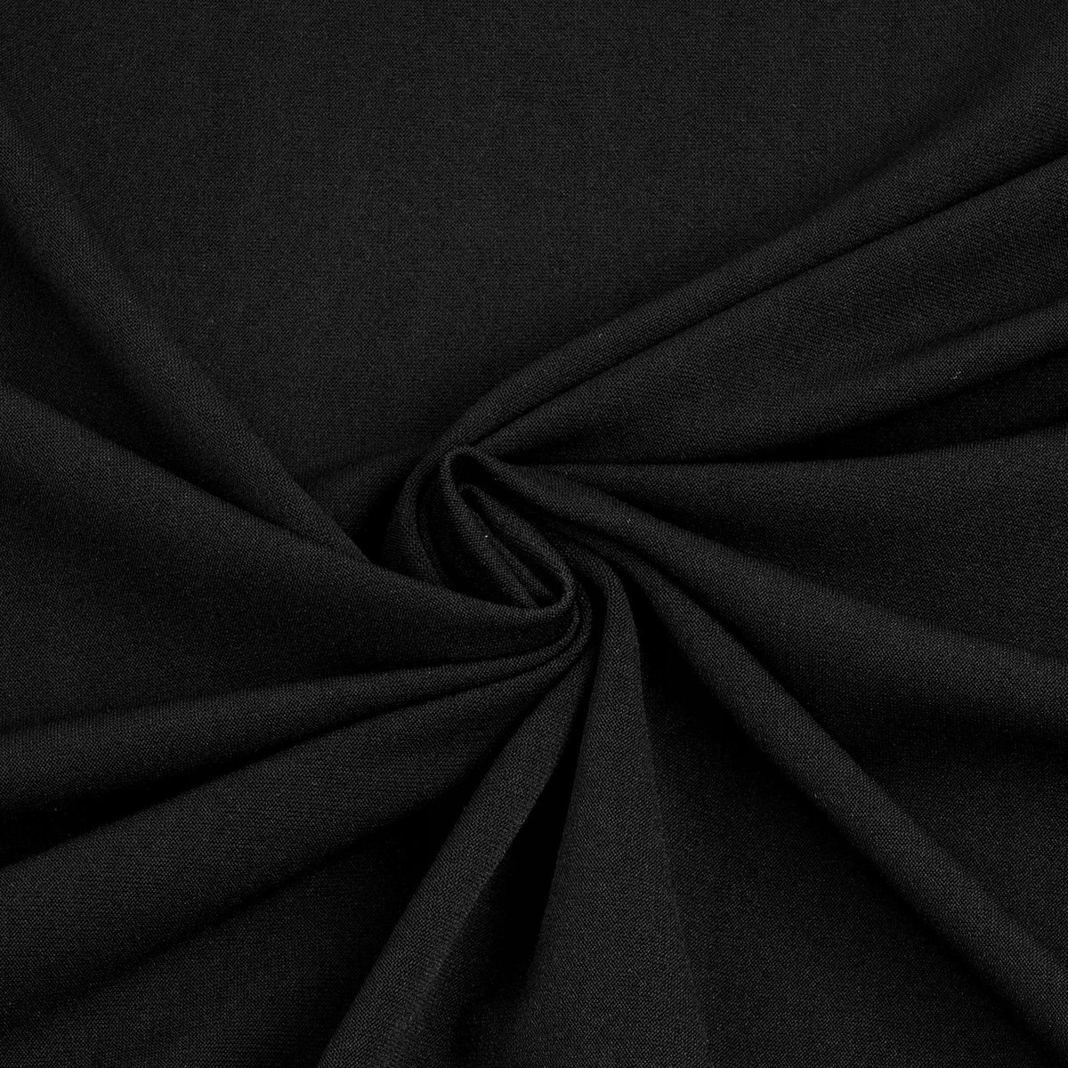 VEVOR 10 X STRETCH SPANDEX TABLECLOTHS BLACK RECTANGULAR 183X76 CM