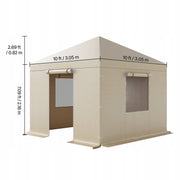 VEVOR PROFESSIONAL 3.05X3.05M WATERPROOF WINTER GAZEBO COVER