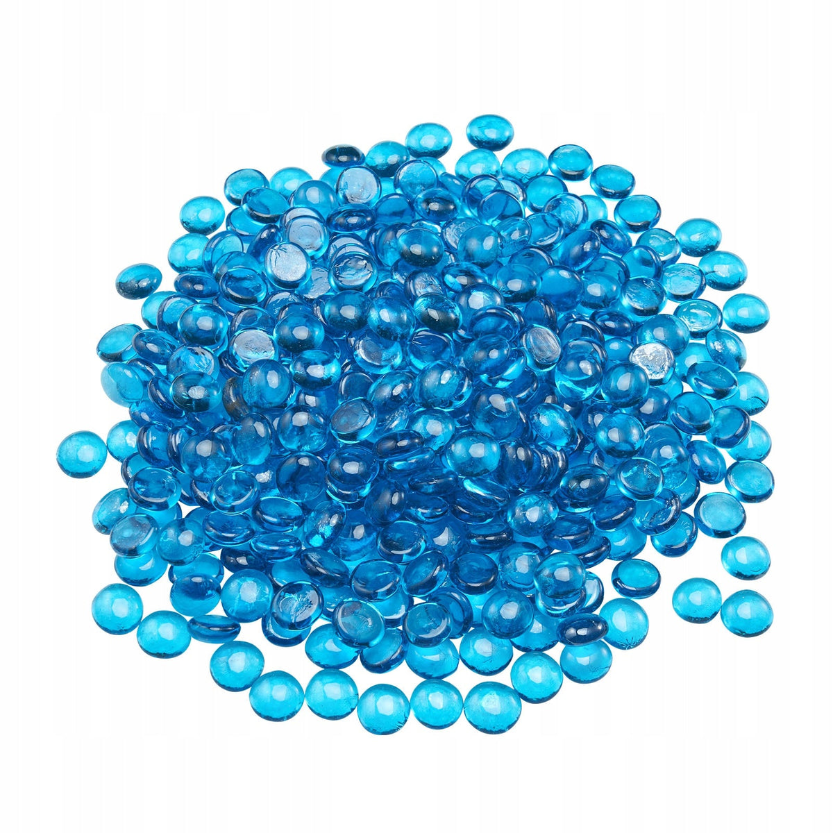 VEVOR FIRE-RESISTANT GLASS 4.5 KG GLASS STONES MARINE BLUE 19 MM